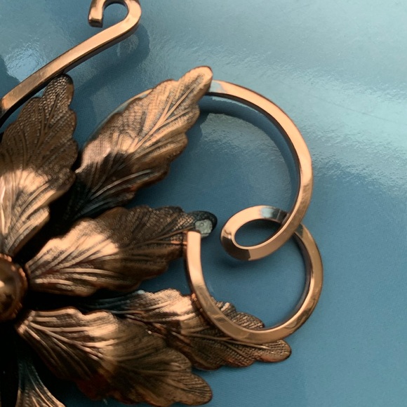 Large Signed 1950s Matisse Renior Copper Brooch and earrings set - Picture 6 of 11